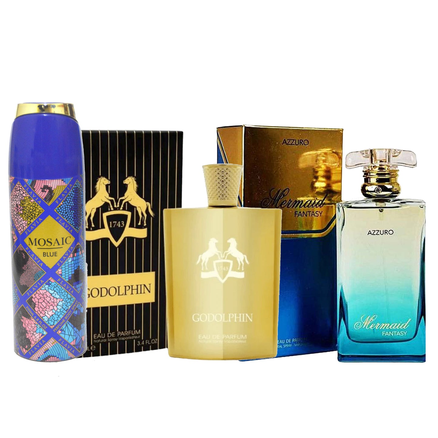 Exclusive Fragrance Deal: Azzuro Perfume, Mosaic Blue & Parfums de Marly Godolphin - Only 3499!