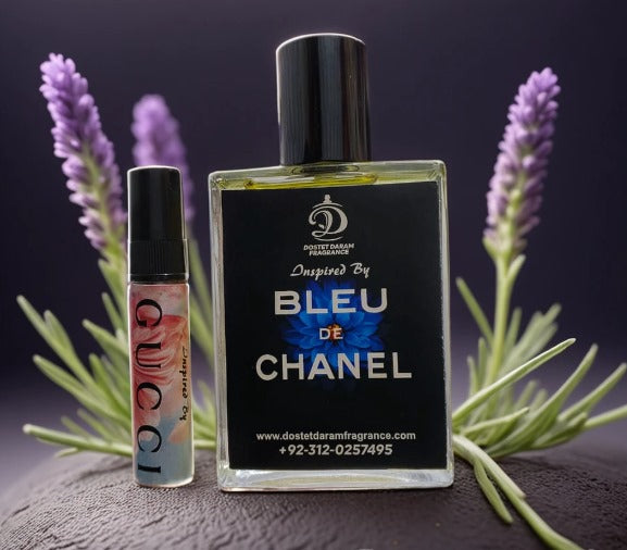 Clone OF BLEU DE CHANEL 50ML PERFUME and 5ML GUCCI FLORA  PERFUME IS GIFT  only 2999!